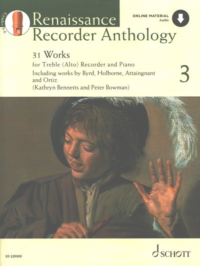 K. Bennetts: Renaissance Recorder Anthology 3, AblfKlav