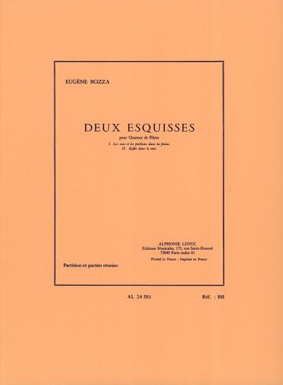 E. Bozza: 2 Esquisses (Pa+St)