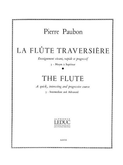 P. Paubon: La Flûte traversiere Vol.3, Fl (Part.)