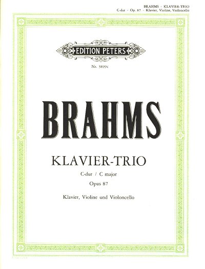 J. Brahms: Trio für Klavier, Violine und Violoncello C-Dur op. 87