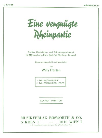 W. Parten: Eine vergnuegte Rheinpartie, Mch4Klav (Klavpa)