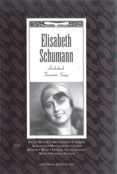  Diverse: Elisabeth Schumann Liederbuch 