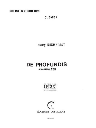 Henri Desmarets: de Profundis, Ch (KA)
