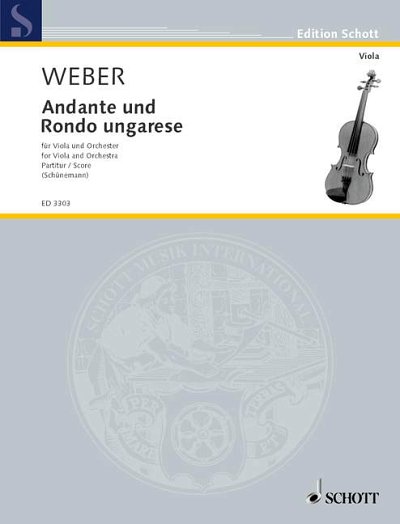 DL: C.M. von Weber: Andante und Rondo ungarese, VaOrch (Part