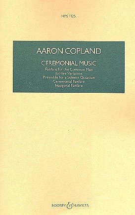 A. Copland: Ceremonial Music, Sinfo (Stp)