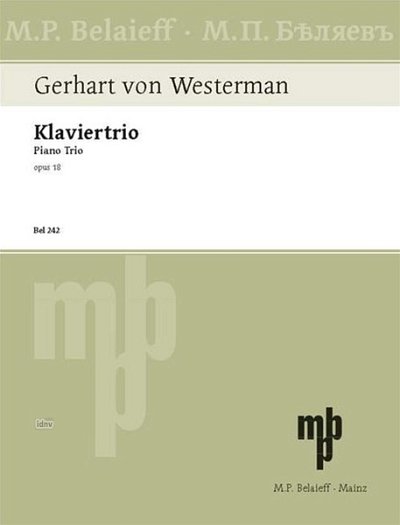 Westermann Gerhart Von: Klaviertrio op. 18