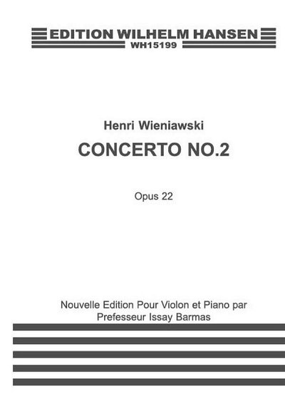 H. Wieniawski: Violin Concerto No. 2 In D, VlKlav (KlavpaSt)