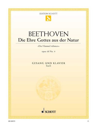 DL: L. v. Beethoven: Die Ehre Gottes aus der Natur, GesHKlav