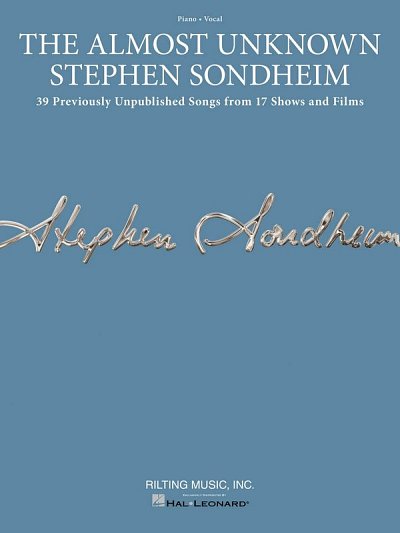 The Almost Unknown Stephen Sondheim, GesKlavGit (Bu)
