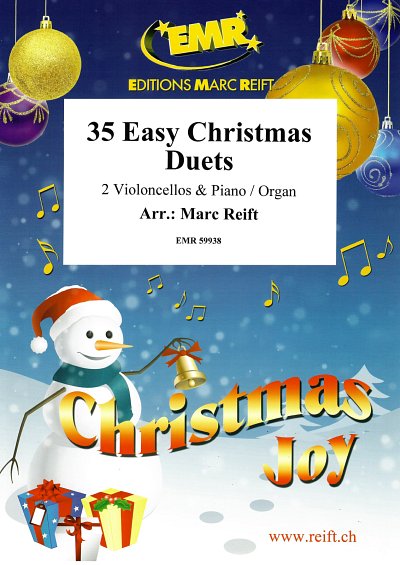 M. Reift: 35 Easy Christmas Duets, 2VcKlav/Org (KlavpaSt)