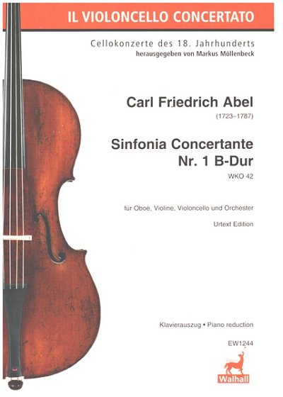 C.F. Abel: Sinfonia Concertante Nr. 1 B-Dur, ObVlVcOrch (KA)