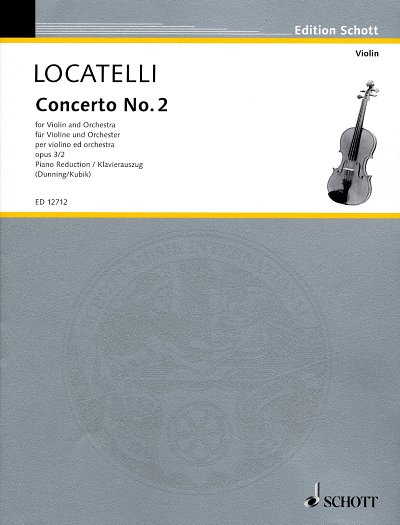 P.A. Locatelli: Konzert c-Moll Nr. 2 op. 3/2, VlOrch (KASt)