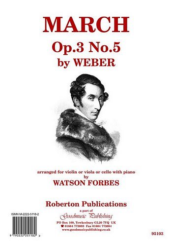 C.M. von Weber: March Op. 3 No. 5, VlKlav (KlavpaSt)