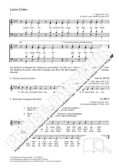 DL: B. Nikolaus: Christe, du Lamm Gottes f-Moll (1602) (Part