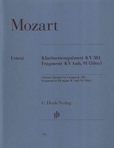AQ: W.A. Mozart: Klarinettenquintett A-Dur, Klar2Vl (B-Ware)