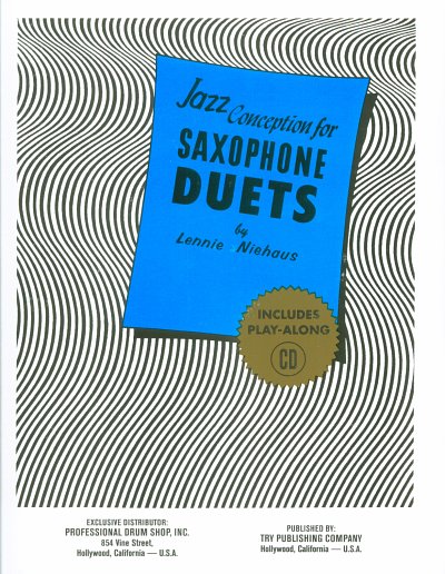 L. Niehaus: Jazz Conception for Sax D, 2Asax(Tsax) (Sppa+CD)