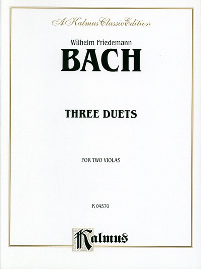 W.F. Bach: Three Duets for Two Violas, Va