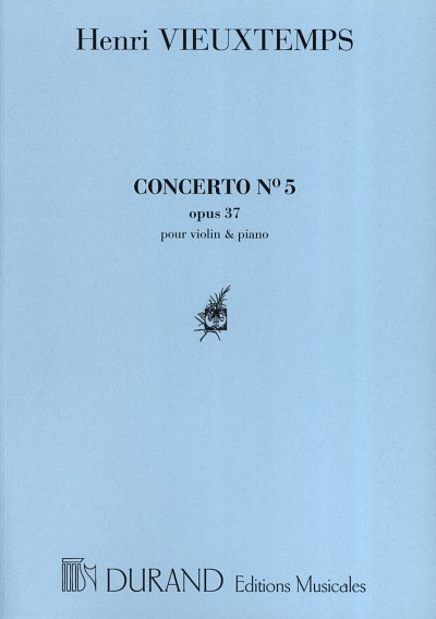 H. Vieuxtemps: Concerto 5 Opus 37, VlKlav (KlavpaSt)