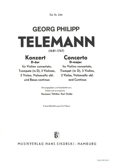 G.P. Telemann: Konzert D-Dur TWV 53:D5