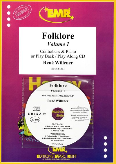 R. Willener: Folklore Volume 1, KbKlav (+CD)