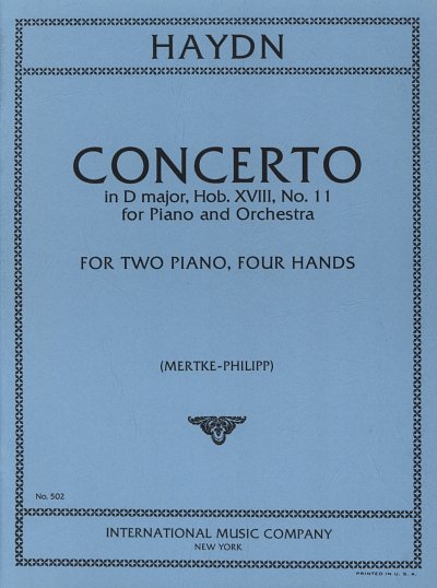 J. Haydn: Concerto Re (Con Cadenze) (Haydn/Henkel), 2Klav