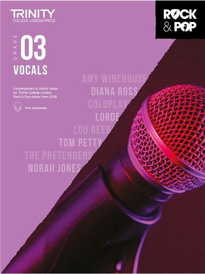 Trinity Rock & Pop 2018 Vocals Grade 3 (+Audiod)