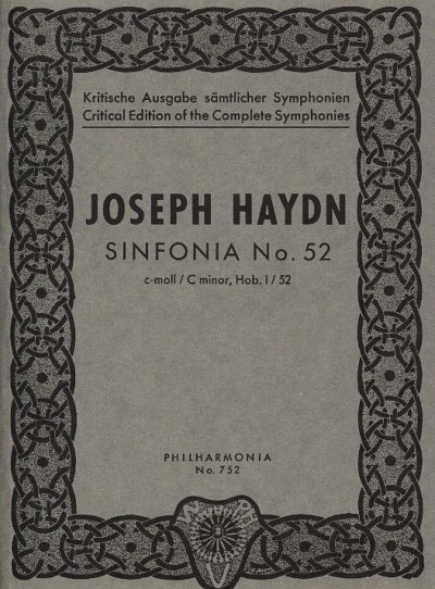 J. Haydn: Symphonie Nr. 52 Hob. I:52 