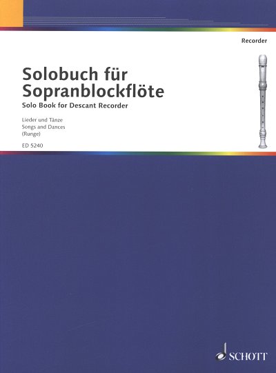 Solobuch für Sopranblockflöte Band 1, SBlf