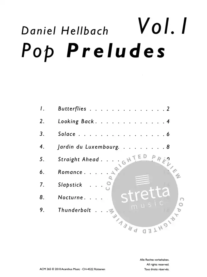 D. Hellbach: Pop Preludes 1, Klav (+CD) (1)