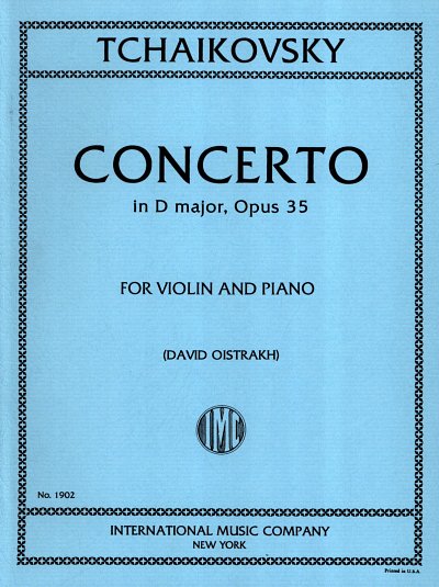P.I. Tschaikowsky: Concerto in D major op. 35, VlOrch (KASt)