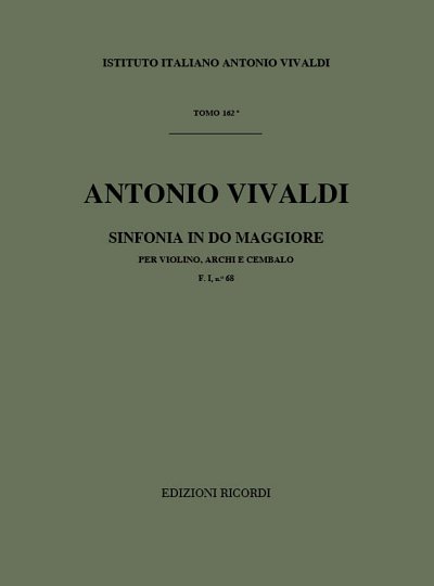Sinfonia in Do Maggiore (C Major) (Part.)