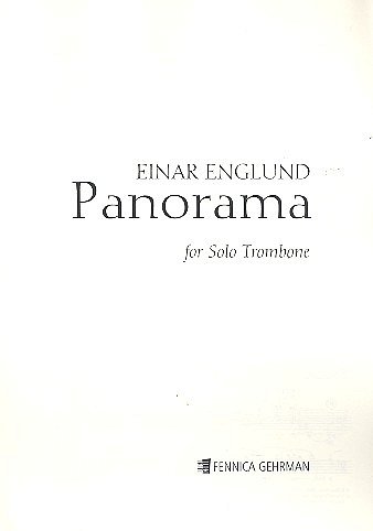 E. Englund: Panorama, Pos