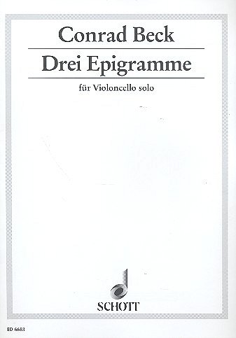 C. Beck: 3 Epigramme , Vc