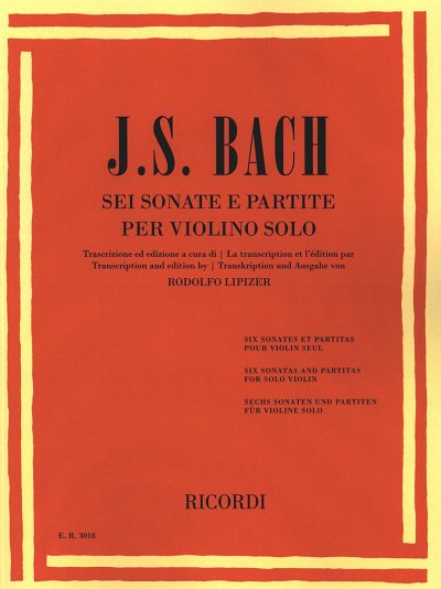 J.S. Bach: Sei sonate e partite BWV 1001–1006