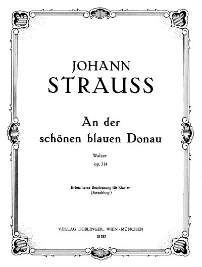 J. Strauß (Sohn): An der schönen blauen Donau op. 314, Klav