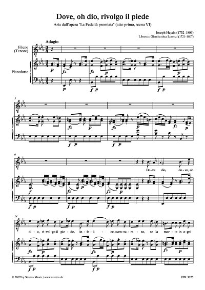 DL: J. Haydn: Dove, oh dio, rivolgo il piede Arie (Fileno) a