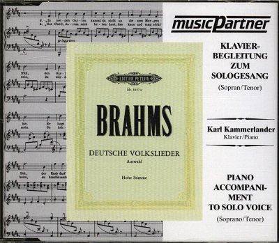 J. Brahms: Deutsche Volkslieder Ges-H + Klav