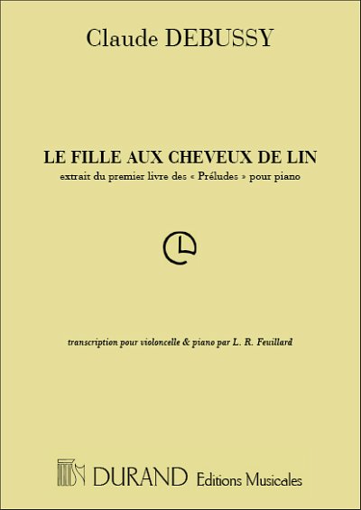 C. Debussy: La Fille Aux Cheveux De Lin, VcKlav (KlavpaSt)