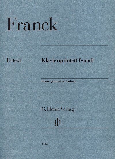 C. Franck: Klavierquintett f-moll, 2VlVaVcKlav (Pa+St)