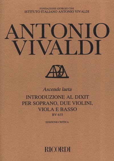 A. Vivaldi y otros.: Ascende Laeta Rv 635