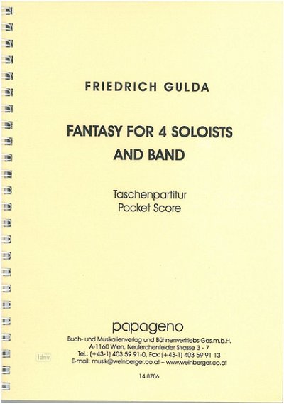 F. Gulda: Fantasy For 4 Soloists And Band