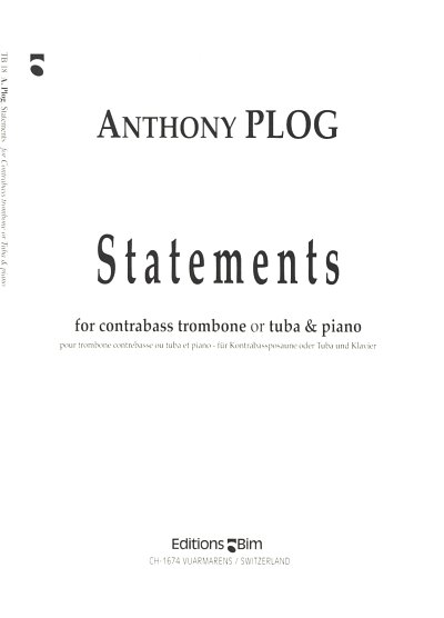 A. Plog: Statements, TbKlav (KlavpaSt)