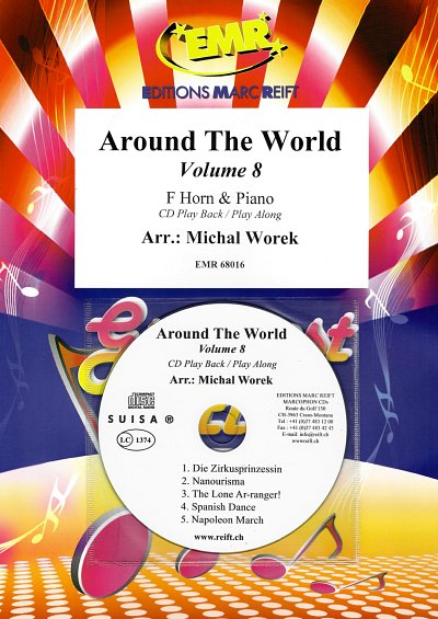 M. Worek: Around The World Volume 8, HrnKlav (+CD)