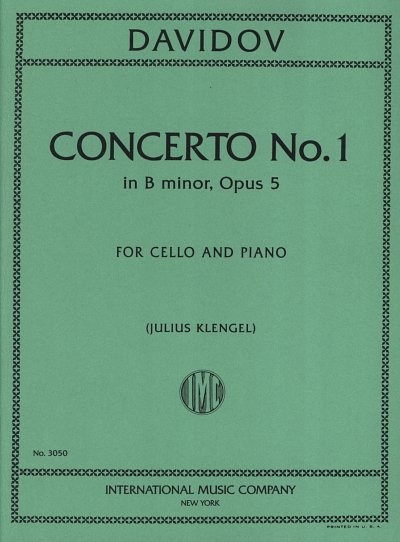 Concerto N. 1 In B Minor Op 5 (Klengel) (Bu)