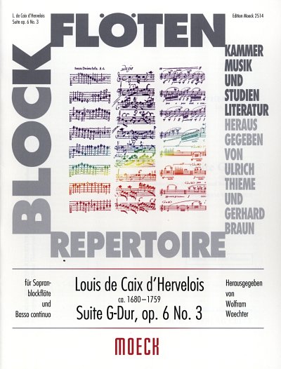 L. de Caix d'Hervelo: Suite G-Dur op. 6/3, SbflBc (Pa+St)