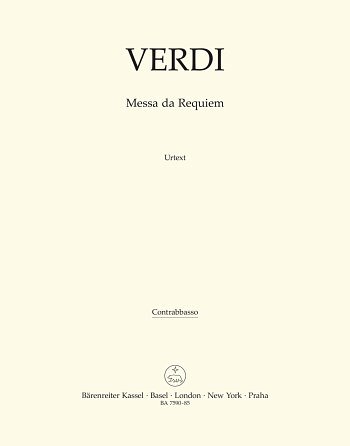 G. Verdi: Messa da Requiem, 4GsGchOrch (KB)