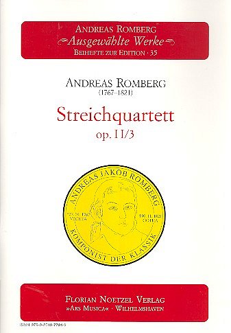 A. Romberg: Streichquartett B-Dur op.2,3., 2 Violinen, Viola