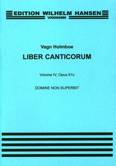 V. Holmboe: Liber Canticorum IV, GCh4 (Chpa)
