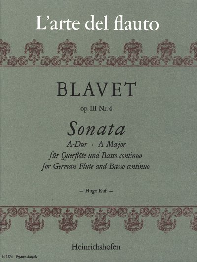 AQ: M. Blavet: Sonata für Querflöte und Basso con (B-Ware)