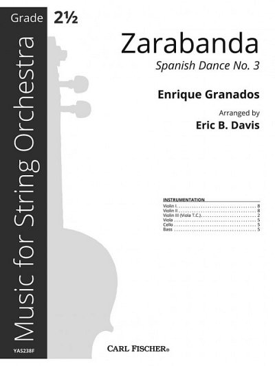 E. Granados: Zarabanda, Stro (Part.)